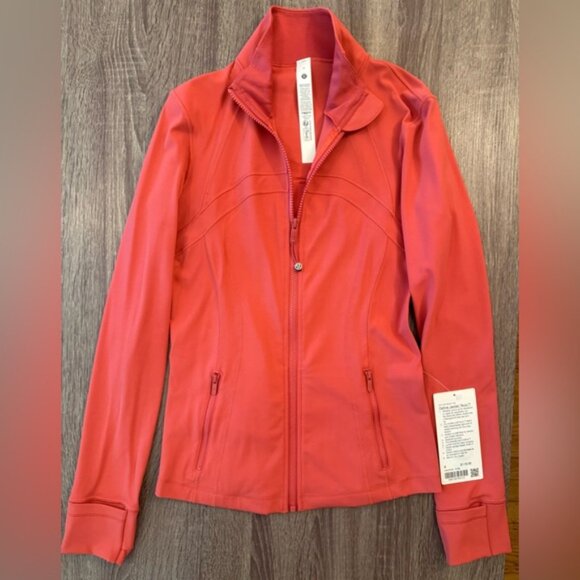 New with tags Lululemon Define Jacket Nulu.Desert Red. Size 8. Orange tone. - Picture 15 of 16
